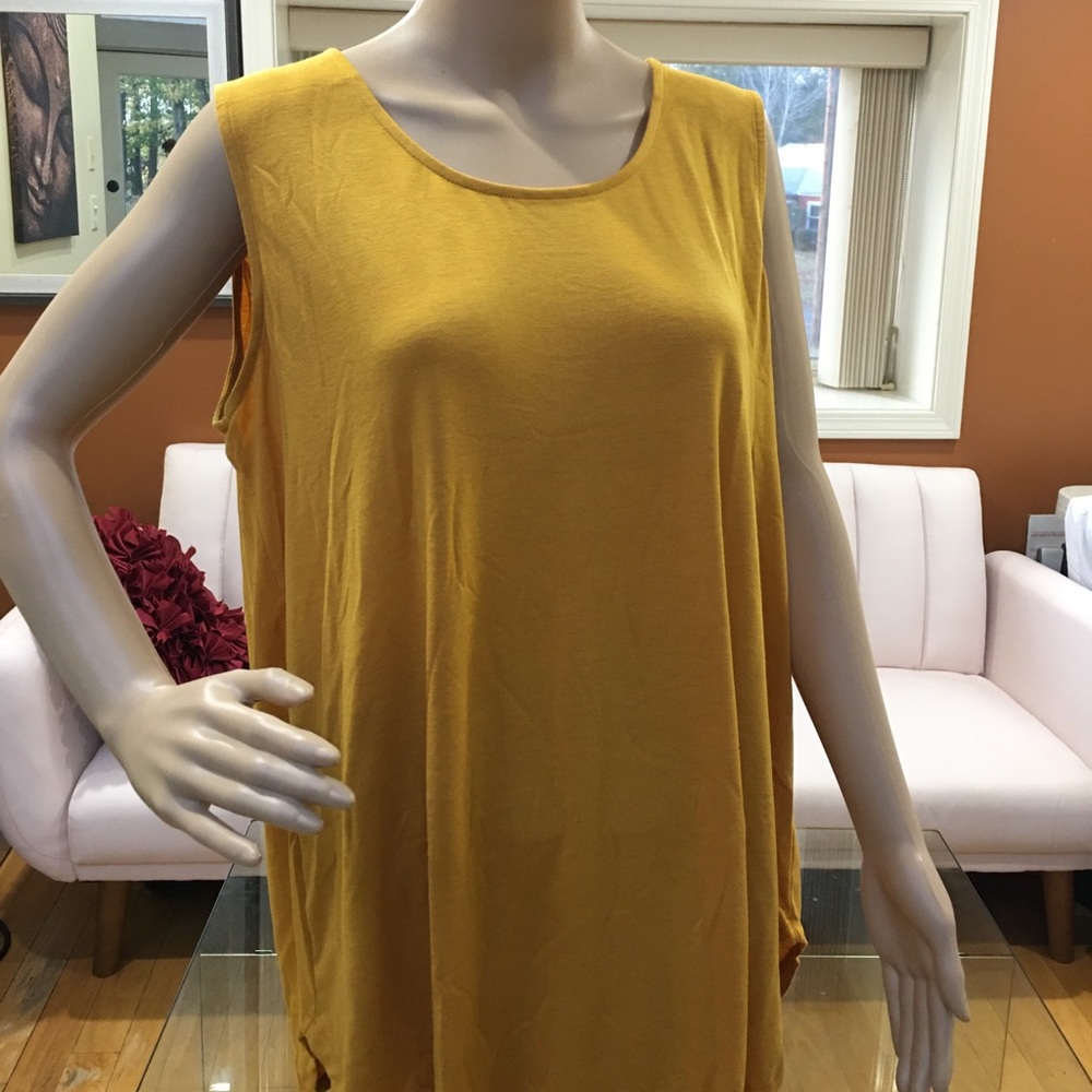 Shop Dordor women tank top mustard 2XL
